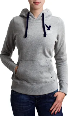 Produktbild von BRUBAKER Damen Sweatshirt mit Kapuze in Grau Blau Gr. S