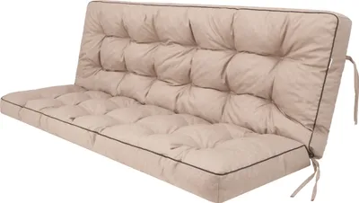 Obrázok produktu pre Gartenkissen, Kissen für Gartenschaukel mit Rückenlehne 150x50x55cm, Farbe beige