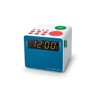 Obrázok produktu pre Funkcia alarmu Muse, M-187 MC, vstup AUX, duálny rádiobudík, modrá/biela