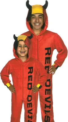Produktbild von Europameisterschaft/Weltmeisterschaft des Onesie Red Devil für Kinder - Größe 110 - 116