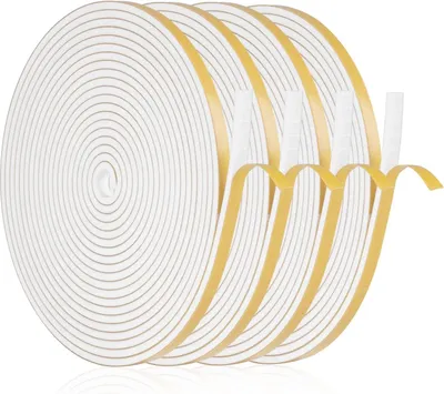 Obrázok produktu pre Samolepiaca Dverová a Okenná Tesnenie 6 mm x 3 mm, Izolácia proti Hlučnosti a Chladu, pre Okna a Dvere