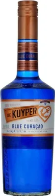 Produktbild von De Kuyper Blue Curacao Bitterorangenschale Likör | 20 % vol | 0,7 l