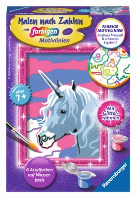 Produktbild von Ravensburger Malen nach Zahlen 29609 - Einhorn - Kinder ab 7 Jahren