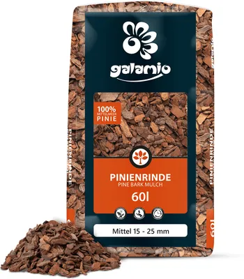Produktbild von Galamio Rindenmulch Pinie Mittel 60l