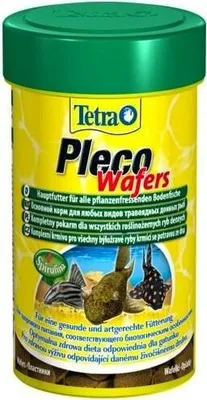 Produktbild von Tetra Pleco VeggieWafers 250ml - Futter für pflanzenfressende Bodenfische Tetra