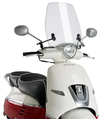 Produktbild von PUIG 9217W Rollerscheibe Urban passend fuer PEUGEOT DJANGO Transparent