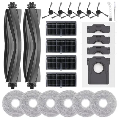 Produktbild von Zubehör für Robotersauger - 2 Hauptbürsten - 4 Filter - 6 Wischmopps - 6 Seitenbürsten - 4 Staubsäcke
