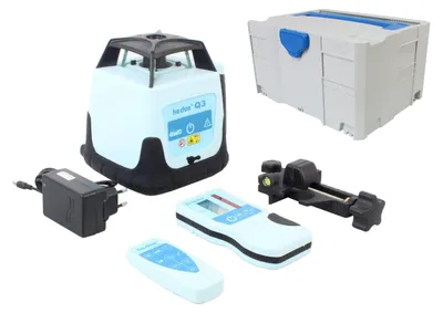 Imagen del producto de Láser rotatorio - Nivelador láser automático - Haz rojo - Batería con autonomía de 20 horas