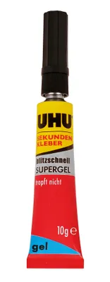 Produktbild von UHU Sekundenkleber Gel transparent 10g