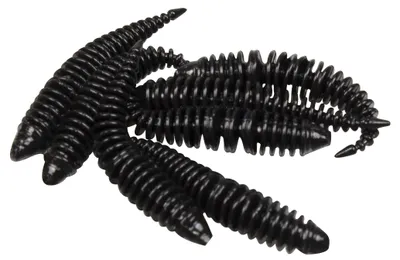 Produktbild von FTM Omura Baits Hero Banane - Gummiköder, Länge / Packungsinhalt:4cm / 7 Stück, Farbe:dunkelbraun