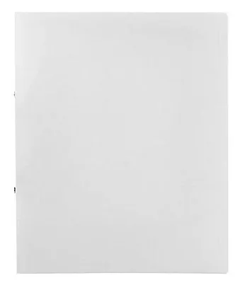 Produktbild von Idena 10427 - Ringbuch im Format DIN A4, 2-Ring-Mechanik mit 16 mm Durchmesser, 20 mm Rückenbreite, weiß, 1 Stück