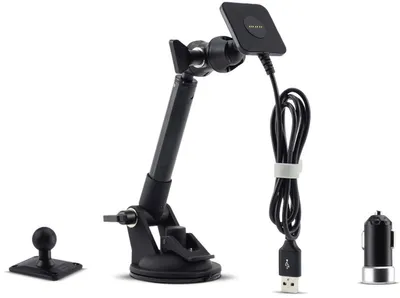 Obrázek produktu pro Crosscall X-CAR PRO, Auto, Zapalovač na doutníky, USB, Bezdrátové nabíjení, 1 m, Černá