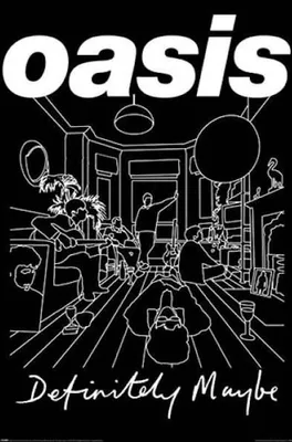 Image de Oasis - Definitely Maybe Art - 61x91,5cm - Affiche Poster