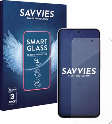 Produktbild von 3x Savvies Schutzglas Folie für Samsung Galaxy A56 5G 9H Panzer Schutzfolie Glas Displayschutz klar transparent