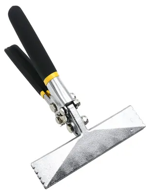 Hand-Blechbiegemaschine, Doppelgriff, 1/4-Zoll-Markierungen, Stahl vernickelt