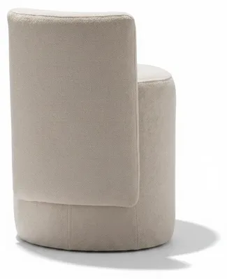 Immagine prodotto di Pouf moderno bianco, elegante, pouf da seduta, sedia da trucco