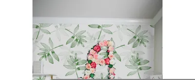 Produktbild von Coloray Fototapete 250x104 cm An Einer Wand Latex Latextapete - Blätter Pflanzenraum