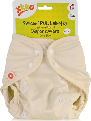 Produktbild von xkko Newborn Überhose Klett Pastel Yellow