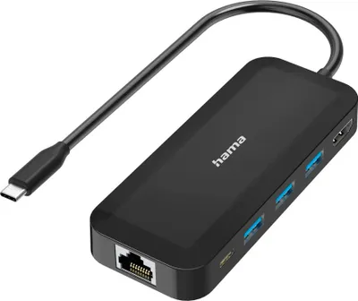 Produktbild von HAMA USB-C Hub Multi 6x Ports USB-A USB-C HDMI LAN