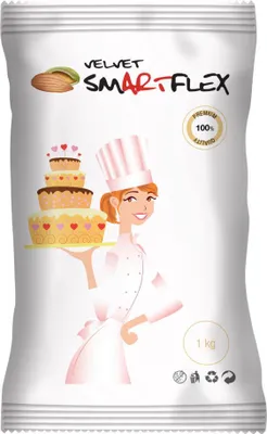 Obrázek produktu pro Velvet Mandle 1 kg v sáčku (Potahovací a modelovací hmota na dorty)
