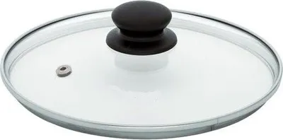 Image de Couvercle En Verre Avec Aération 28Cm