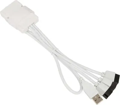 Produktbild von Lian Li PW-U2TPAW, USB Typ-A, 3 x IDC (9 pin), Männlich, Männlich, Gerade, Gerade