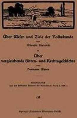 Image de Über Wesen und Ziele der Volkskunde