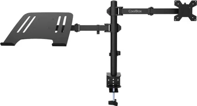 Zdjęcie produktu dla CoolBox MP01, Zacisk, 16 kg, 81,3 cm (32"), 100 x 100 mm, Opcja regulacji wysokości, Czarny
