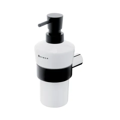 Produktbild von Seifenspender, Pumpflasche, Messing, schwarz, matt, NIMCO NAVA NA 28031KU-T-b