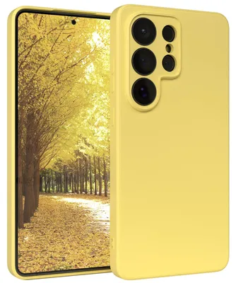 Produktbild von EAZY CASE - TPU Hülle für Samsung Galaxy S26 Ultra, TPU Case stoßfeste Handyhülle, weiches Cover mit Kameraschutz, Silikonhülle in Gelb