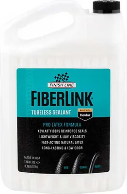 Obrázok produktu pre Finish Line FiberLink Tubeless Sealant Pro Latex 3785 ml kanister pre bezdušové pneumatiky FL2102901
