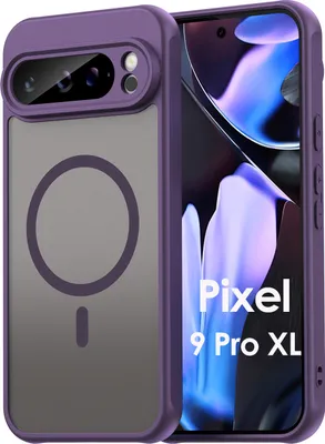Produktbild von Handyhülle für Google Pixel 9 Pro XL Matt Case Schutzhülle Kratzfest Passgenau Lila