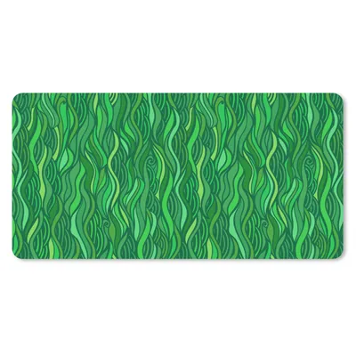 Produktbild von MuchoWow® Mauspad Mousepad Seegras - Muster - Grün 60x30 cm - Mousepads - Maus Mat - Pad - Mausunterlage - Nachhaltig