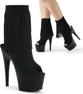 Produktbild von ADORE-1019 Damen Booties von Pleaser, Schwarz  , EU 40, US 10