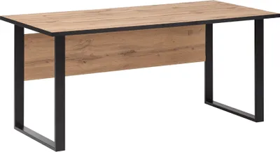 Produktbild von Büro Schreibtisch FALUN-80 in Eiche Landhaus Nb., B/H/T: 160/73,2/75 cm