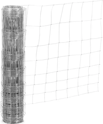 Zdjęcie produktu dla Siatka Ogrodzeniowa Leśna Ocynkowana Oczko 15 Cm Wys. 100 Cm 50 M