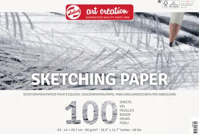 Zdjęcie produktu dla Talens 9318001M, Papier artystyczny, 90 g/m², 100 ark.