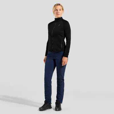 Produktbild von Odlo Midlayer Full Zip Berra SCHWARZ S