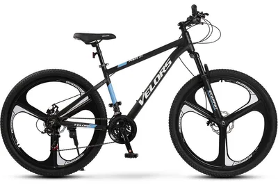 Produktbild von AIORBER MTB Hardtail 27,5 Zoll Aluminium, Shimano 21 Gang, Federgabel, Scheibenbremsen, vormontiert, Unisex Mountainbike, Schwarz