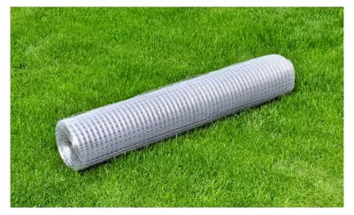 Produktbild von Maschendraht aus verzinktem Stahl 25x1 m Silber