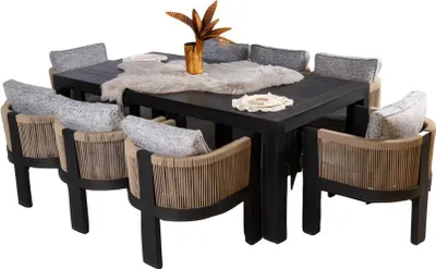 Produktbild von Gartenmöbel Set Gartengarnitur Esstisch Stühle Sitzgruppe Essgruppe Terrassen