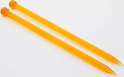 Immagine prodotto di Aghi da maglia per giacche TRENDZ 10,0 mm 25 cm arancione 1 paio