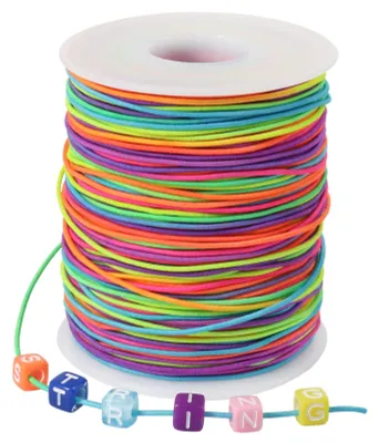Produktbild von Elastisches Band für Perlen und Handwerk, 1mm x 100m