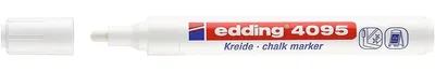 Zdjęcie produktu dla Marker do okien Edding biały, jasne kolory na tablicach i szkle