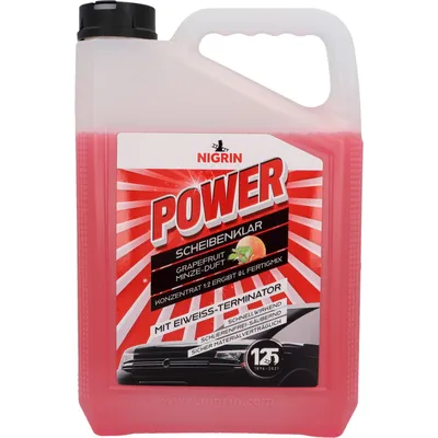 Produktbild von NIGRIN POWER Scheibenklar Konzentrat 1:2 Grapefruit-Minze-Duft, mit Eiweiß-Terminator, 3l