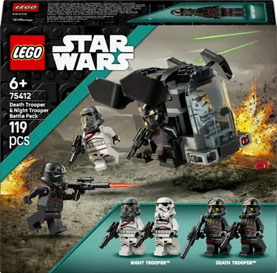 Immagine prodotto di LEGO Star Wars Battle Pack Death Trooper e Night Trooper 75412 4 Minifigure