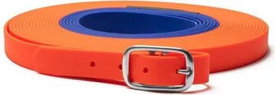 Produktbild von Mystique Biothane beta Schweißriemen 19mm orange-blau 10m