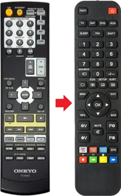 Produktbild von Fernbedienung geeignet für ONKYO RC-606S