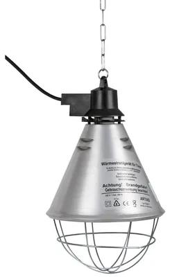 Obrázok produktu pre Kerbl Infrarot Wärmestrahler für Ferkel Küken ohne Lampe 21 cm, Kabel 5,0 m