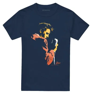 Imagen del producto de Camiseta uni para hombre/mujer, diseño "Early" de Elvis Presley, modelo TV33354 (talla 5XL), color azul marino